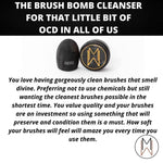 Brush Bomb Cleansing for Effortless Makeup Brush Cleansing