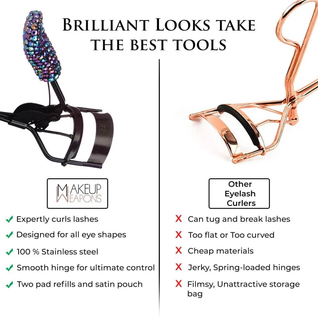 Diamontee-Encrusted Signature Lash Curler by Makeup Weapons - Makeup Weapons