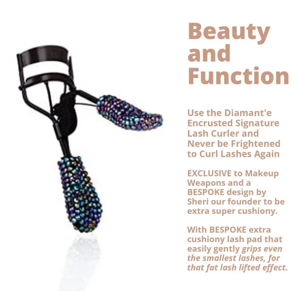 Diamontee-Encrusted Signature Lash Curler by Makeup Weapons - Makeup Weapons