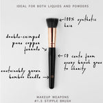 1.10 Angled Brow Vegan Beauty Professional Makeup Brush