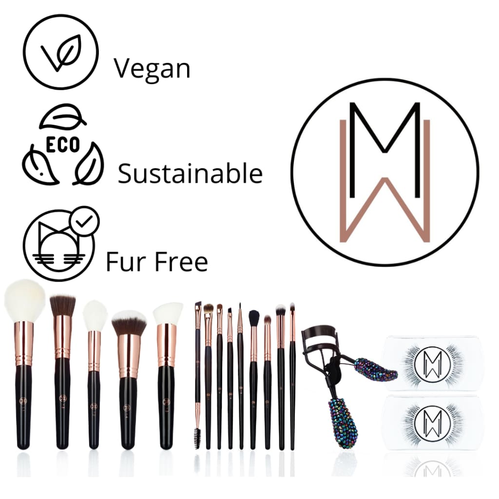 1.3 Angled Contour Vegan Beauty Professional Makeup Brush