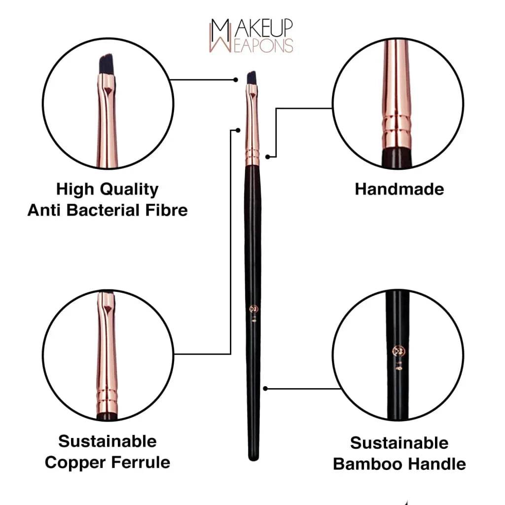 1.9 Mini Angled Liner Brush Vegan Beauty Professional - Makeup Weapons