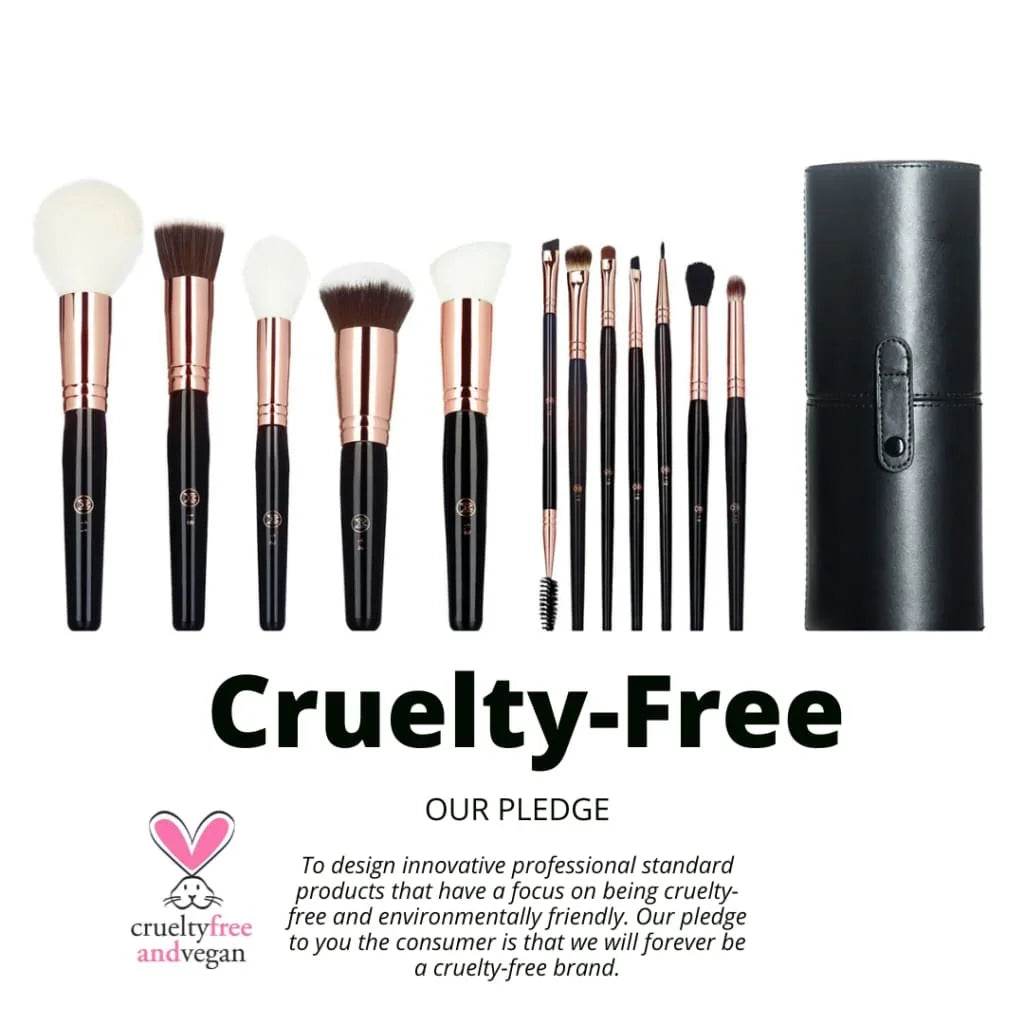 Professional Makeup Brushes Essential Base Set for Vegan Beauty - Makeup Weapons