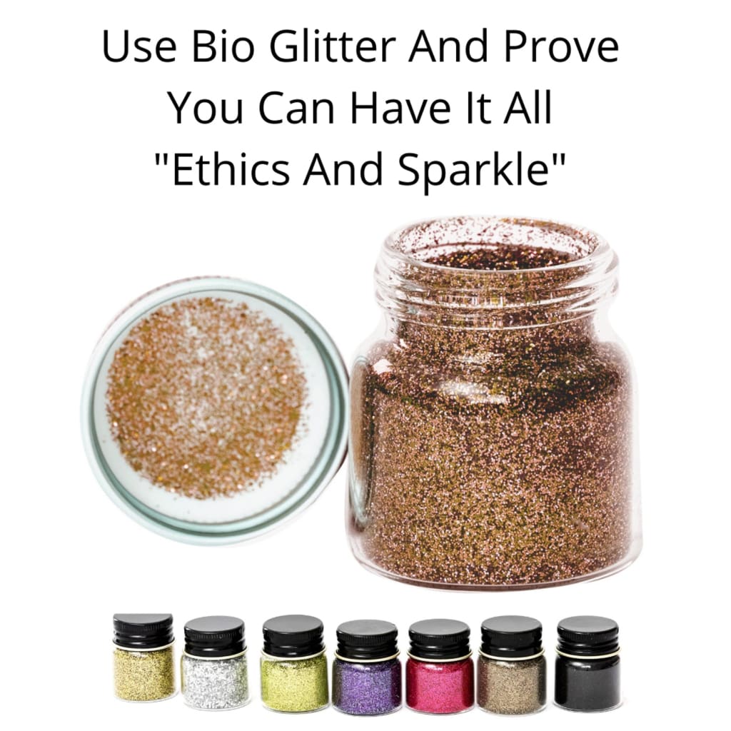 Bio Glitter ’Mae West’ Biodegradable Plastic Free Glitter