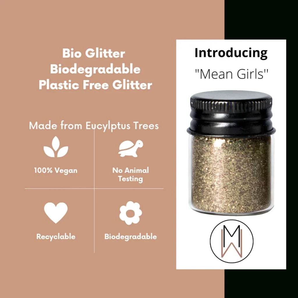 Bio Glitter's Gentlemen Prefer Blondes Biodegradable Plastic Free Glitter - Makeup Weapons