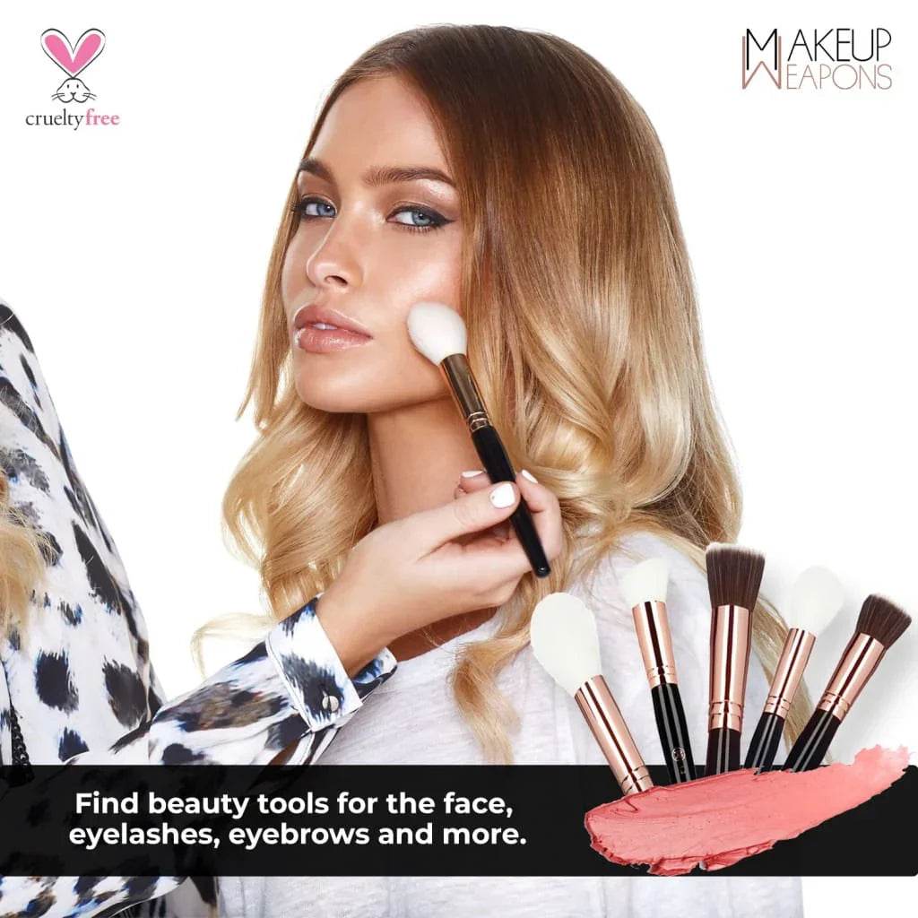 Professional Makeup Brushes Essential Base Set for Vegan Beauty - Makeup Weapons