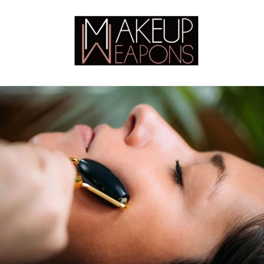 Black Obsidian Gua Sha Tool for Facial Rejuvenation - Makeup Weapons