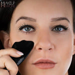 Black Obsidian Gua Sha Tool for Facial Rejuvenation