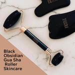 Black Obsidian Gua Sha Tool for Facial Rejuvenation