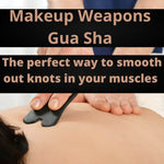 Black Obsidian Gua Sha Tool for Facial Rejuvenation