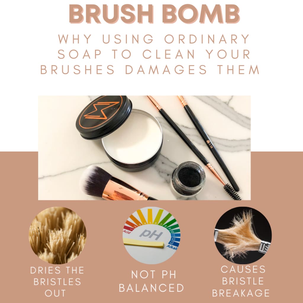 Brush Bomb Professional Vegan Makeup Cleanser - Accessories