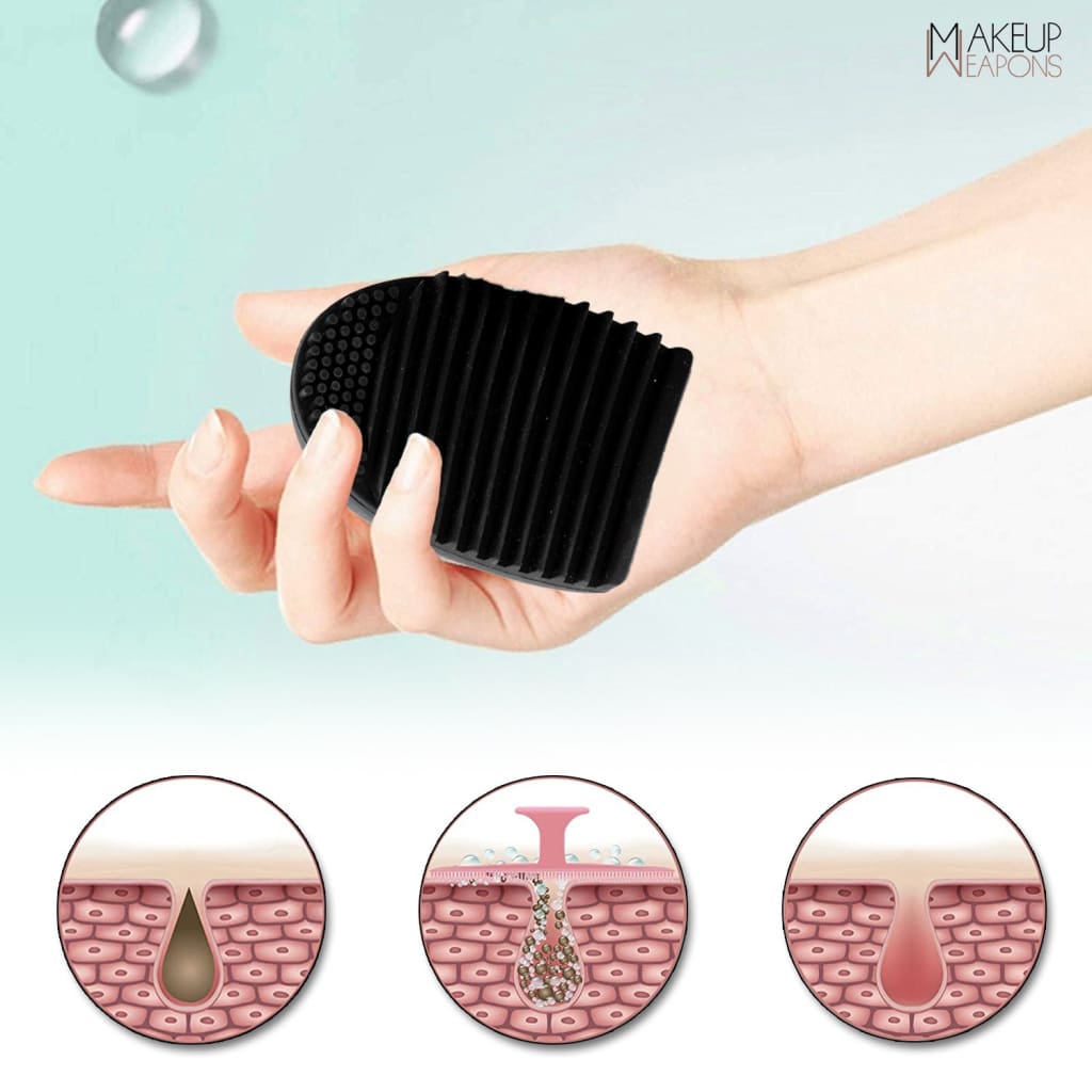 Brush Exfoliator Pad: Use with Makeup Cleanser - BRUSH EXFOLIATOR PAD - Accessories