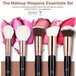 Essential Base Set Vegan Beauty Professional Makeup Brushes