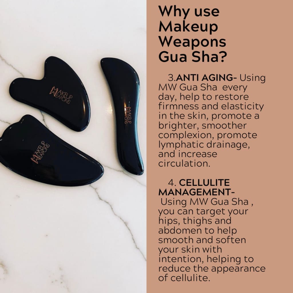 Gua Sha - Authentic Black Obsidian Volcanic Stone tool