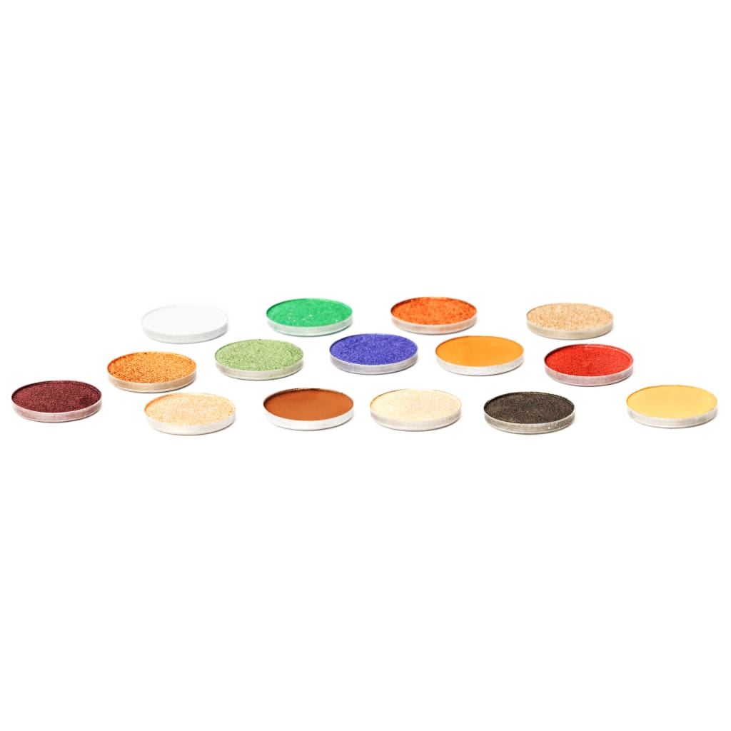 Pro Pan professional single vegan magnetic eyeshadows - 15 pigments colours - Accessories